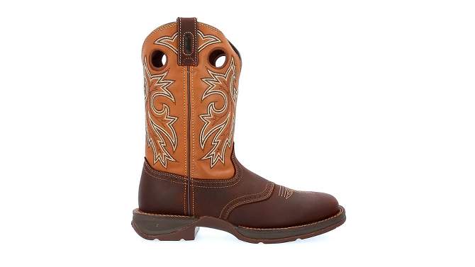 Men's Durango Saddle Up Western Boot, DB4442, Brown, 2 of 9, play video