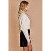 Women's Long Sleeve Sweater Bodysuit - GILLI - 2 of 4
