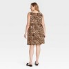 Women's Linen Woven Mini Shift Dress - Ava & Viv™ - 2 of 3