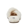 Women's Fluffy Slide House Slippers - 4 of 4