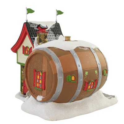 North Pole Winery Lighted Porcelain Christmas Figurine