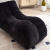 KTMBDW Big Bean Bag Lounger Chairs, Large Beanbag Chair for Adults, Bean Bag Sofa with Memory Foam Filled for Living Room, Bedroom or Balcony - 4 of 4