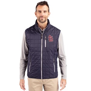 St Louis Cardinals Cutter & Buck Rainier PrimaLoft® Mens Big and Tall Eco Insulated Full Zip Puffer Vest - 1 of 1