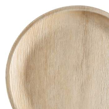Smarty Had A Party 12" Round Palm Leaf Eco Friendly Disposable Platters (100 Platters)