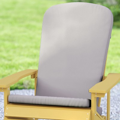 Cream All-Weather High Back Cushions for Adirondack Chairs