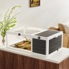 ORRD 39.5" Indoor Reptile House – Wooden Habitat with 2 Waterproof Trays - 2 of 4