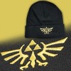 Legend Of Zelda Wingcrest Triforce Knit Cuff Beanie Hat Cap - 4 of 4