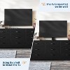 Modern Wood TV Stand with Mount and 9 Drawers,Entertainment Center for 32–85 Inch TVs - 4 of 4