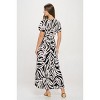 WEST K Women's Georgia Faux Wrap Dress with High-Low Hem and Tie Waist - 4 of 4