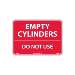 National Marker Empty Cylinders Do Not Use 10X14 .040 Aluminum M746AB - 1 of 1