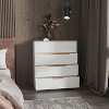 XIYUYEU 4 Drawers Dresser for Bedroom,Modern Dresser with Versatile Design,Dressers for Kids Room,Living Room,Entry and Hallway,Black/White - 4 of 4