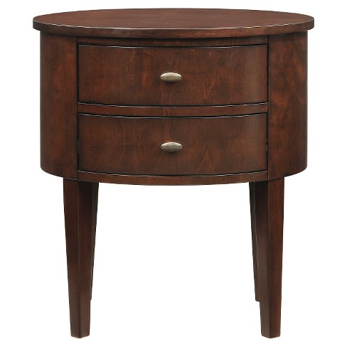 Amberly Accent Table Espresso - Inspire Q - image 1 of 4