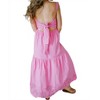 Women's Back Tie Midi Dress - Blu Pepper - 3 of 4