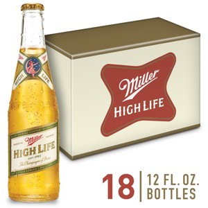 Miller High Life Beer - 18pk/12 fl oz Bottles - 1 of 4