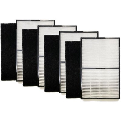 Nispira Type A2 Size True HEPA Replacement Filter For Filtrete Room Air Purifier FAP-C02-A2, FAP-C03-A2, FAP-T03-A2, Part 1150101, 4 Packs