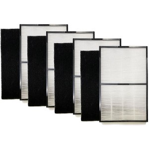 Nispira Type A2 Size True HEPA Replacement Filter For Filtrete Room Air Purifier FAP-C02-A2, FAP-C03-A2, FAP-T03-A2, Part 1150101, 4 Packs - 1 of 1