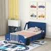 Vynxaria Twin Size Car-Shaped Platform Bed with Wheels - Stylish & Safe Design - 2 of 4