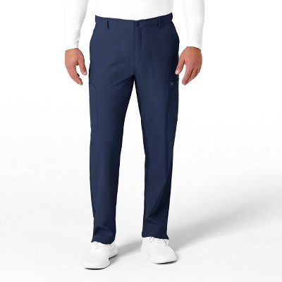 Wink W123 Men's Flat Front Cargo Scrub Pant