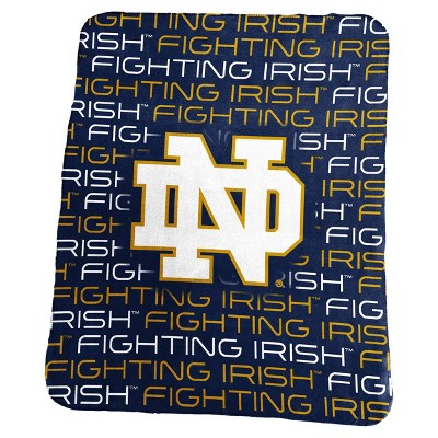 NCAA Notre Dame Fighting Irish Classic Fleece Throw Blanket