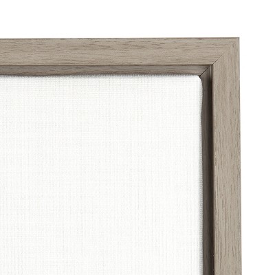 Black and White Giraffe Framed Canvas Art, 26.69" x 21.63"