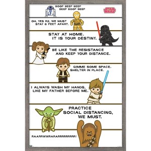 Trends International Star Wars: Saga - Shelter In Place Framed Wall Poster Prints - 1 of 4