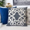 Tramull 20"x20" Polyester Velvet Pillowcase, Hidden Zipper for Easy Removal - 4 of 4