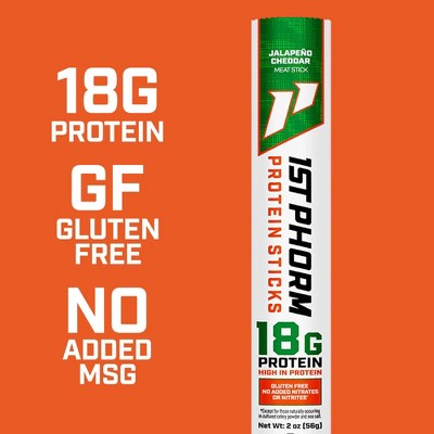 1st Phorm Jalapeno Cheddar Protein Meat Sticks - 2oz