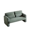 CAVINAS Modern Single Sofa Corduroy Upholstered Lounge Chairs Couch with Support Pillow for Apartment - 2 of 4