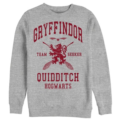 Men s Harry Potter Gryffindor Quidditch Team Seeker Sweatshirt Target