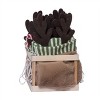 Transpac Polyester 10.25 in. Multicolor Christmas Reindeer Treat Sack in Crate Set of 12 - 3 of 4