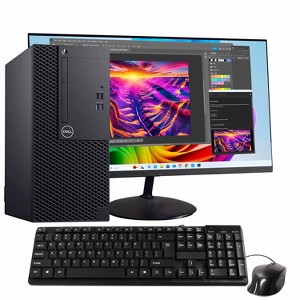 Dell Windows 11 Tower Computer | Intel 8th Gen Hexa Core | 16GB DDR4 RAM | 1TB SSD | Workstation PC | NVIDA P620 2GB | Manufacturer Refurbished - 1 of 4