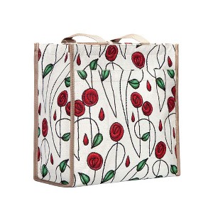 Signare USA Rennie Mackintosh Simple Rose Shopper Bag - 1 of 4