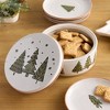 Ceramic Pine Tree Canister with Lid 7.75"D - 3 of 4