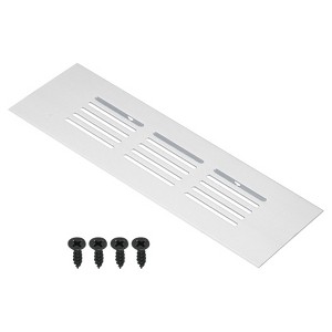 Unique Bargains Aluminum Rectangle Mesh with Mounting Screw Cabinet Air Vent Cover - 1 of 4