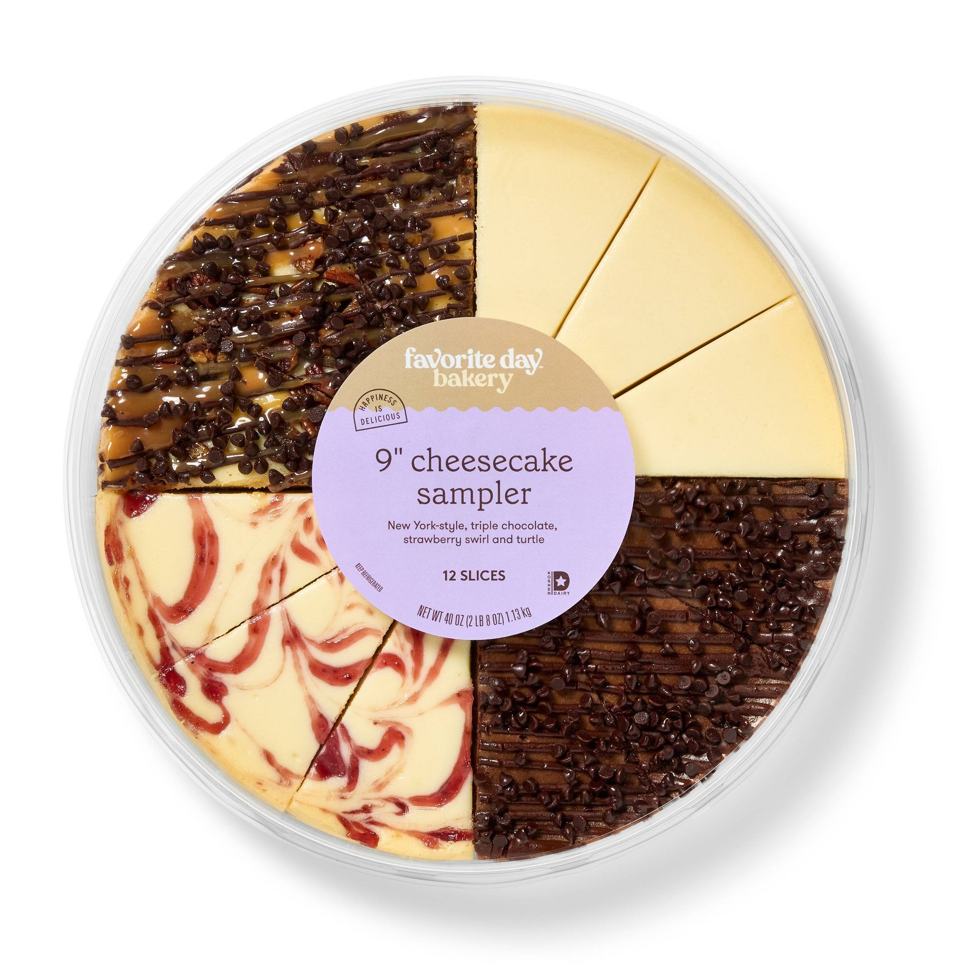9" Cheesecake Sampler - 40oz/12ct- Favorite Day™