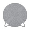 Unique Bargains Single Cat-Ear Shape Heat Resistant Coaster Cotton 11.81"x11.81"0.31" - 3 of 3