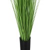 Syemin Artificial Plants Artificial 47" Tall Grass Tree Home Decor Fake Plant Faux Plants Indoor Outdoor Fall Decoration, Green, 15"*15"*47.25" - 4 of 4