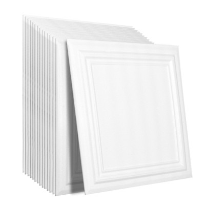 VEVOR Ceiling Tiles, 16-Pack 20 x 20 in, Drop Ceiling Tiles Premium ...