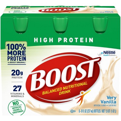 Boost High Protein Nutritional Shake - Vanilla - 6pk
