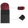 Allegra K Men's Pre-folded Pocket Squares Polka Dots Round Shaped Suit Handkerchiefs - 2 of 4