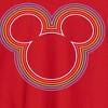 Men's - Disney - Mickey Mouse Rainbow Logo Long Sleeve Graphic T-Shirt - 2 of 3