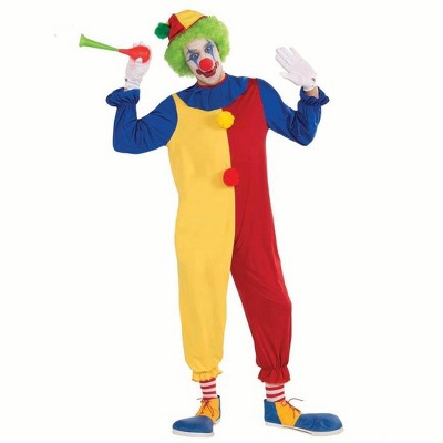 Forum Novelties Big Top Polka Dot Clown Costume Adult One Size Fits ...