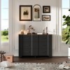 Farmhouse Drawers Dresser for Bedroom, Wood Curved Wide Chest of Drawers - 3 of 4