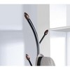 Coat Rack, Freestanding Coat Rack With 9 Wooden Hook, Heavy Circular Base, Metal Free-Standing Coat Rack - 3 of 4
