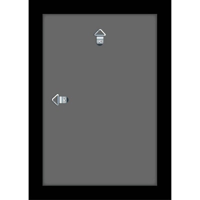 Snap 16x20 Black Wood Floating Wall Picture Frame