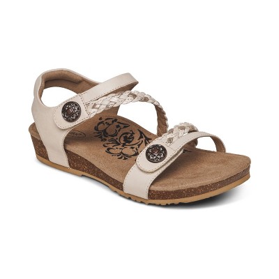 Aetrex Jillian Braided Quarter Strap