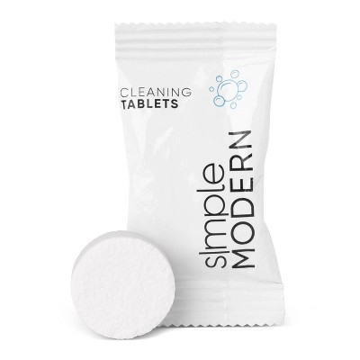 Simple Modern 12ct Cleaning Tablets for Water Bottles, Tumblers, Travel Mugs and Stainless Steel Drinkware