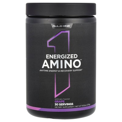 Rule One Proteins Energized Amino, Grape, 9.52 oz (270 g)