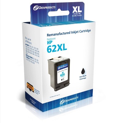 Remanufactured Black XL High Yield Single Ink Cartridge - Compatible with HP 62XL Ink Series (C2P05A) - Dataproducts