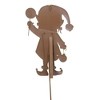 Round Top Collection 35.25 In Santa's Elf Girl Christmas Yard Stake Decorative Garden Stakes - 3 of 3